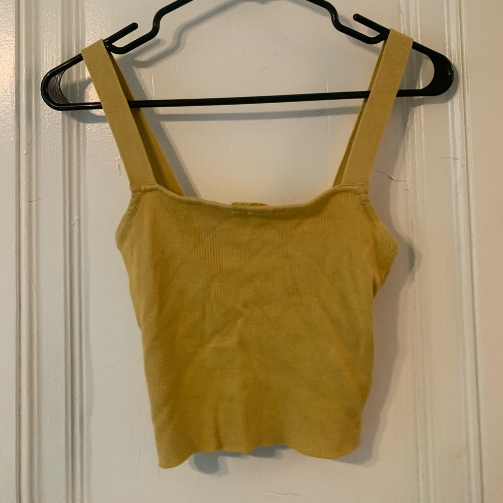 Dynamite Ribbed crop tank